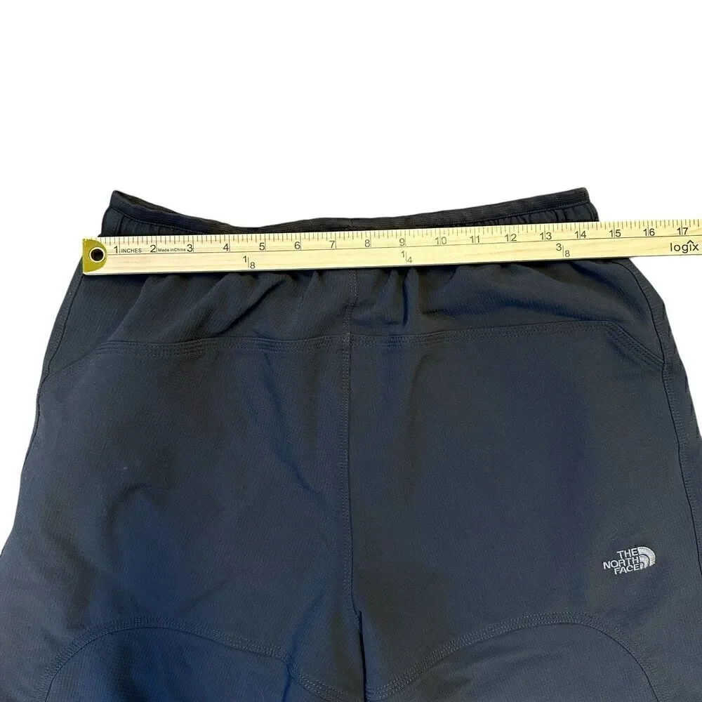 The North Face Mens Dark Gray Elastic Waist Long Breathable Pull On‎ Shorts M